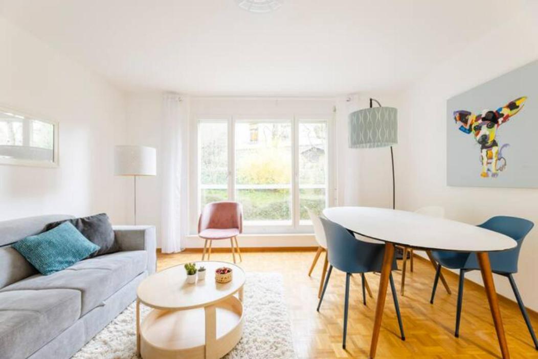 לוזאן Apartment Of 52 Sqm With Free Parking מראה חיצוני תמונה